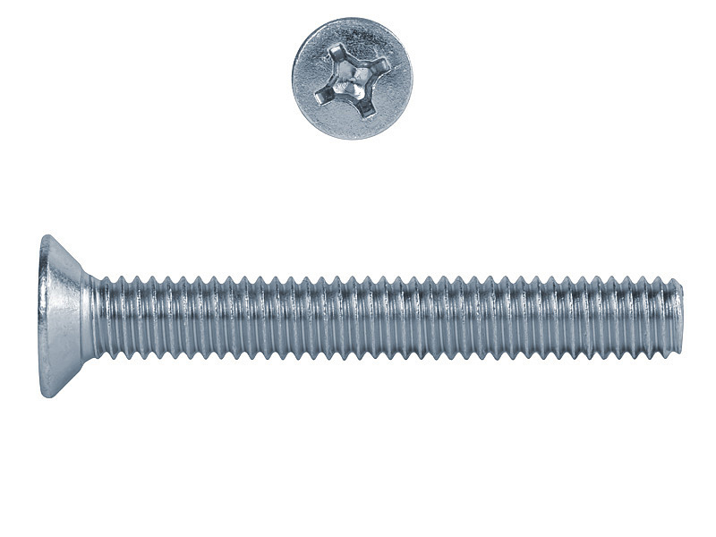 Винт потайной,цинк DIN965,10х35 (1500шт)